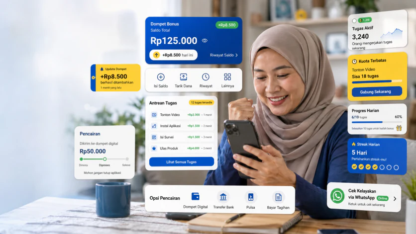 Aktivitas online SelaKita lewat ponsel